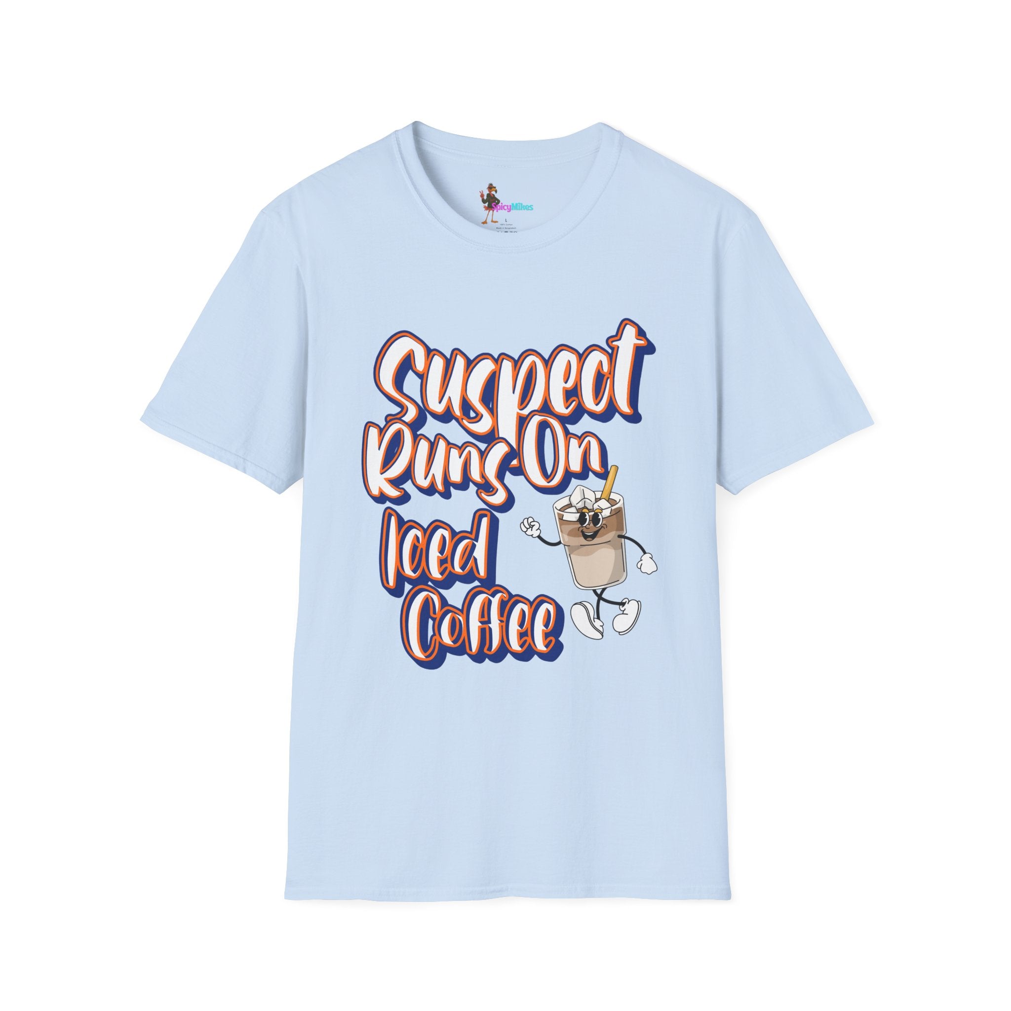 Suspect Runs On... Iced Coffee Graphic T-shirt