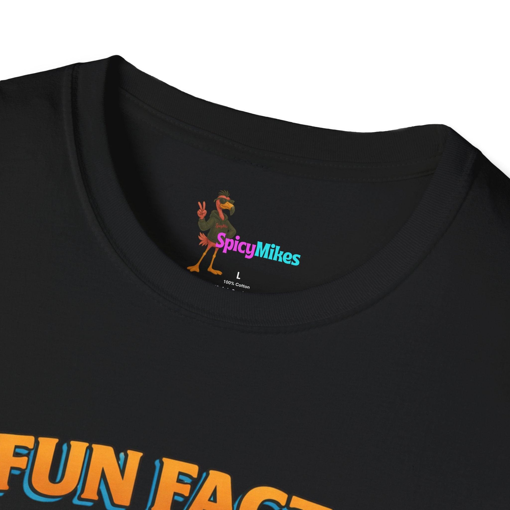 Fun Fact I Don't Care Cat T-Shirt Graphic Tee