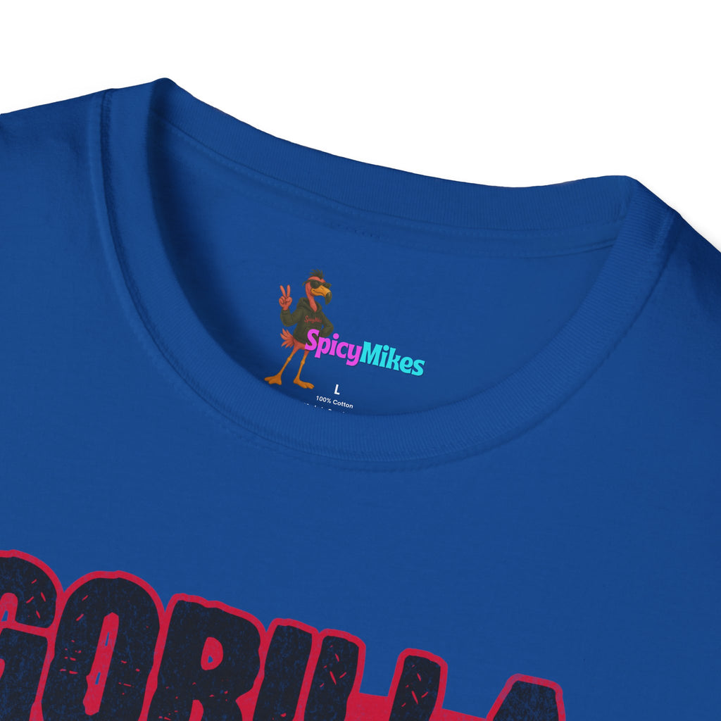 Gorilla Boss Style T-Shirt — Retro Ape with Sunglasses & Cigar Graphic