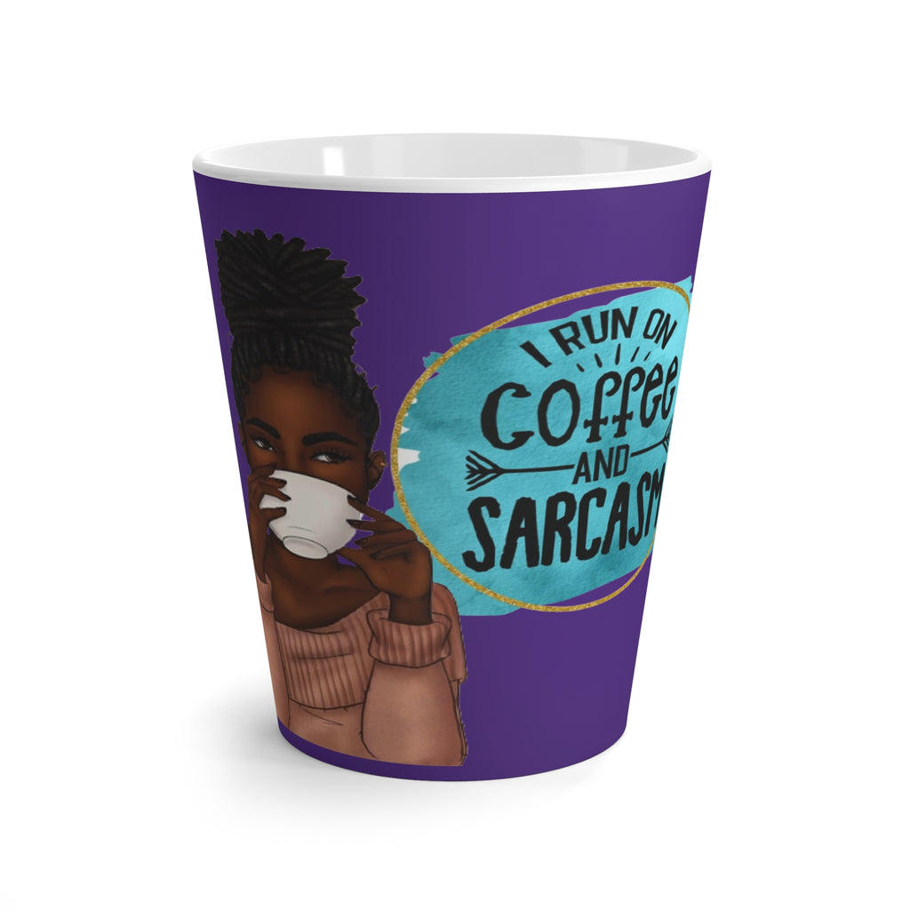 Melanin Magic Purple Single Solid Coffee & Sarcasm