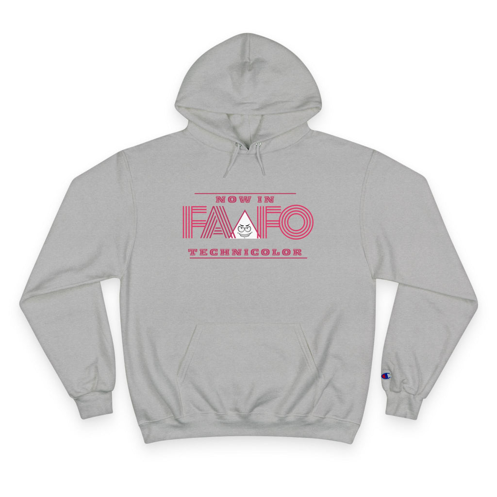 Now in Technicolor FAAFO Bold Champion Hoodie
