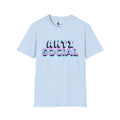 Anti Social Schizm  3D Text Graphic Tee