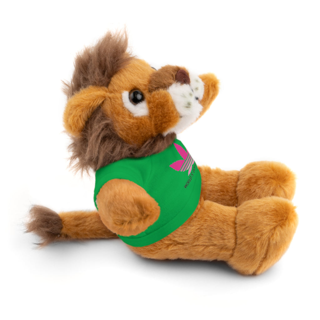Teddy Bear – "World's Dopest Mom" Adult Plush with Tee for 420 moms