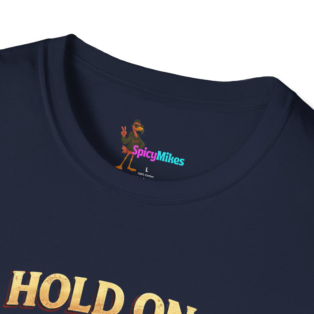 Overthinking Brain Graphic T-Shirt — "Hold On… Let Me Overthink This" Funny Anxiety Tee