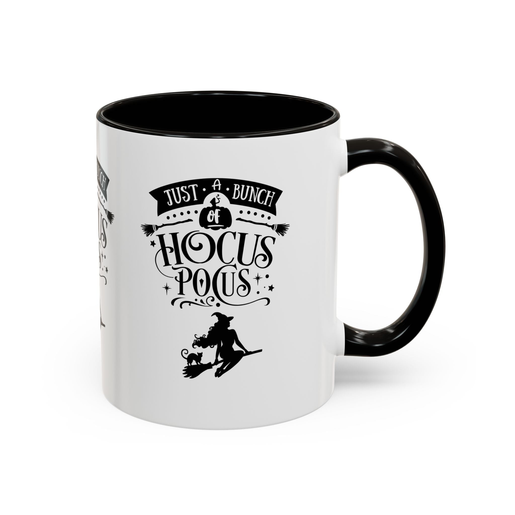 Halloween Just A Bunch Of Hocus Pocus Black Rimmed Mug