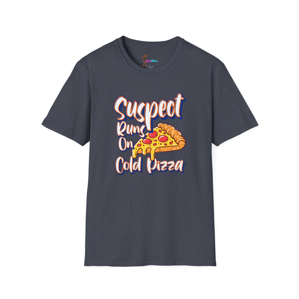 Suspect Runs On...Cold Pizza Cheesy Graphic Tee