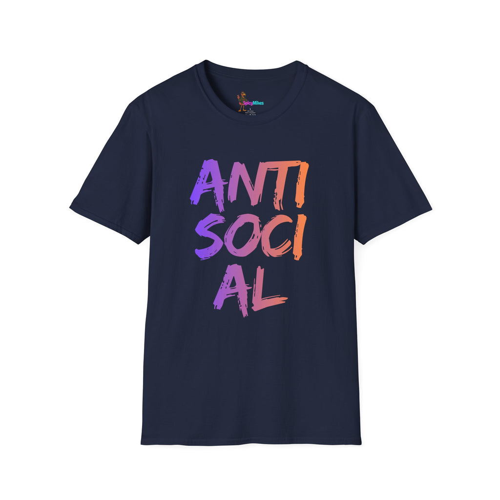 Antisocial Brushstroke Graphic Tee