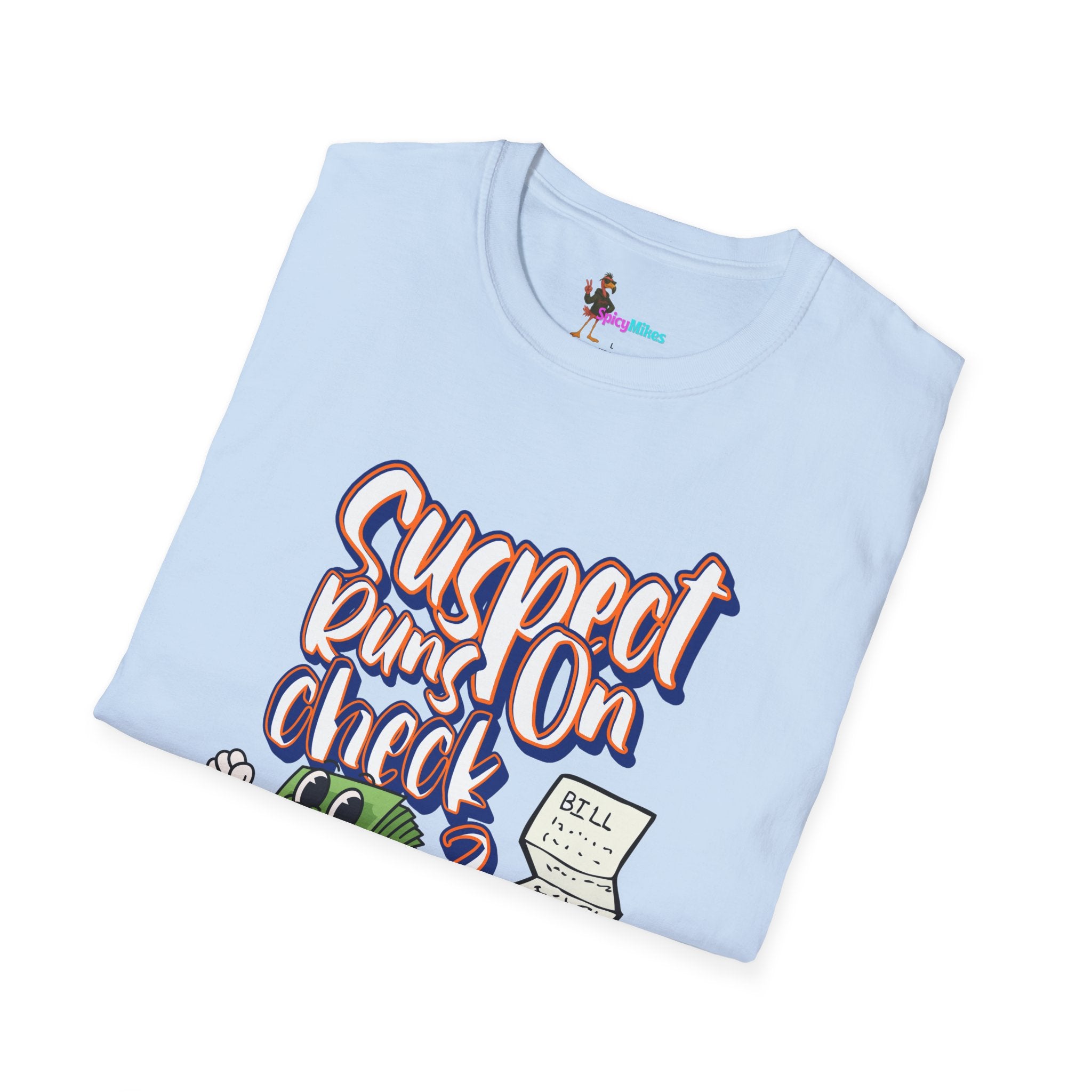 Suspect Runs On...Check 2 Check Graphic Tee