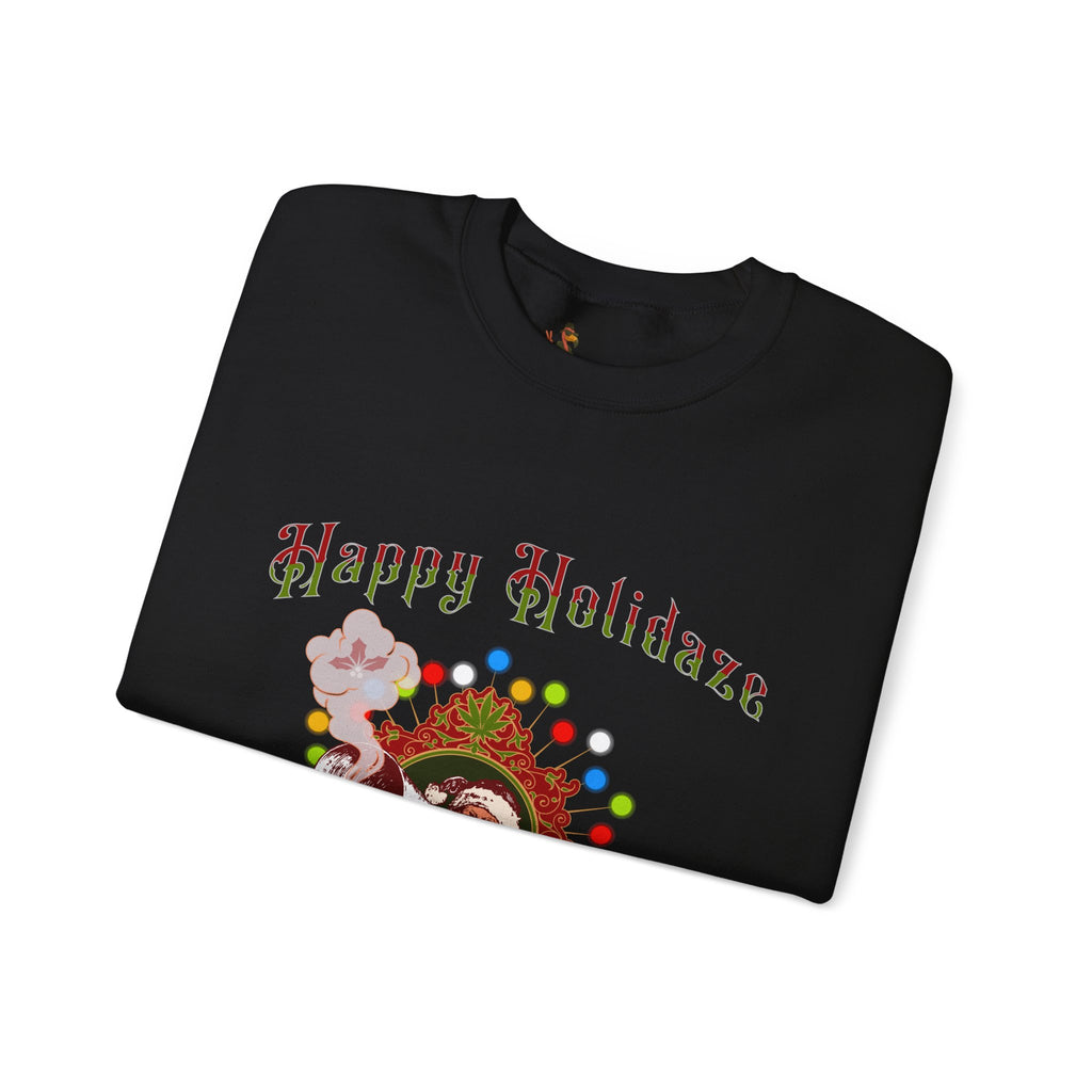 "Happy Holidaze" Retro Christmas Sweatshirt