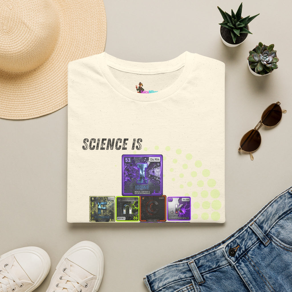 Science Is Fun T-Shirt — Playful Periodic Table Graphic Tee for STEM Lovers