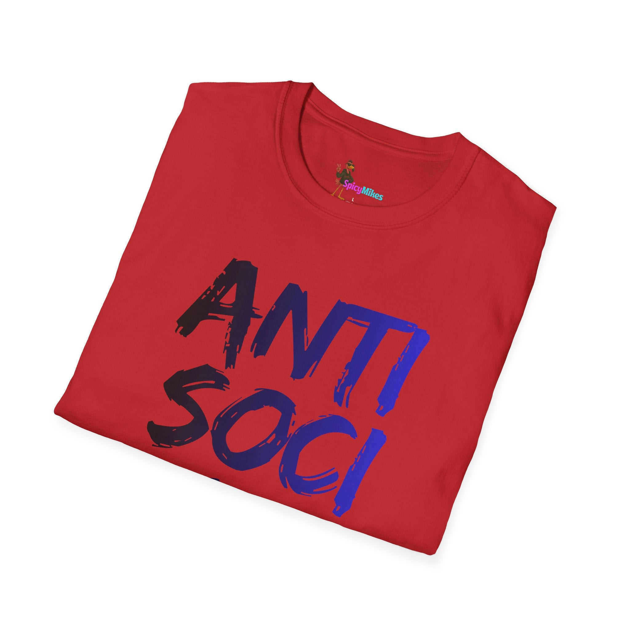 Antisocial Brushstroke Graphic Tee