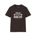 "Wore This to the Gym but It Didn’t Work Out (I Needed Pizza)" Gym Humor T-Shirt