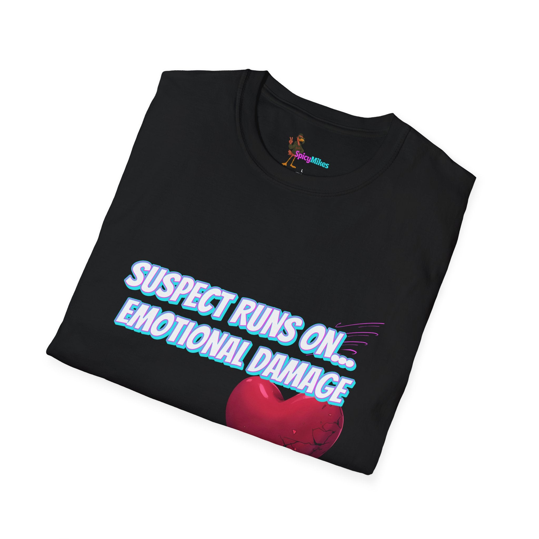Suspect Runs On...Emotinal Damage Graphic Tee