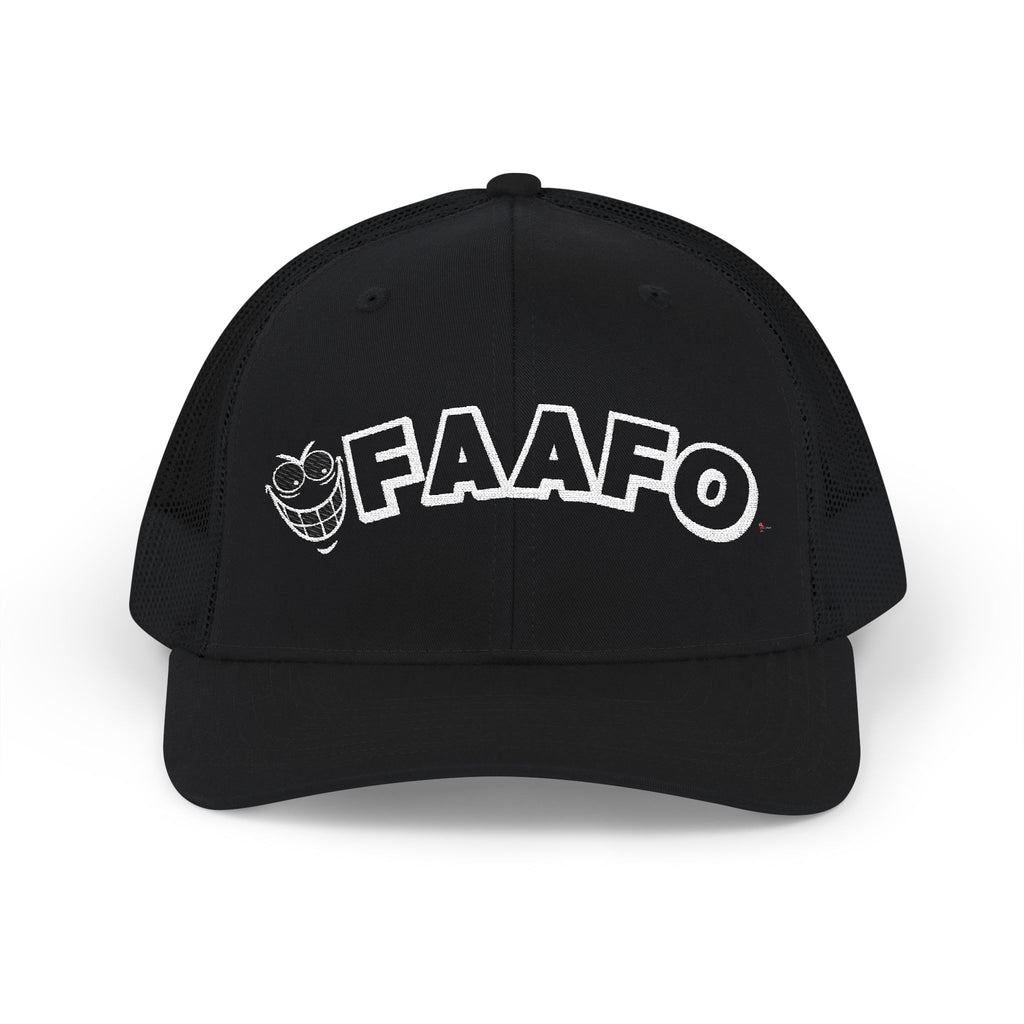 Embroidered 'FAAF0' SlyGuy Trucker Snapback Hat