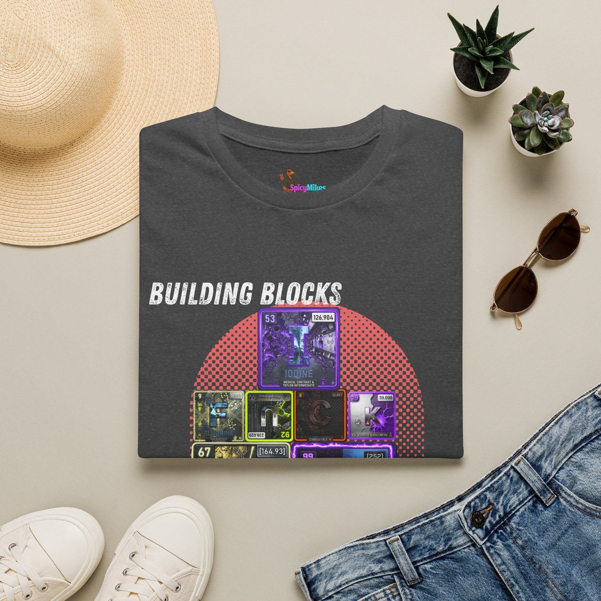 Building Blocks of Life T-Shirt — Science Element Periodic Table Graphic Tee