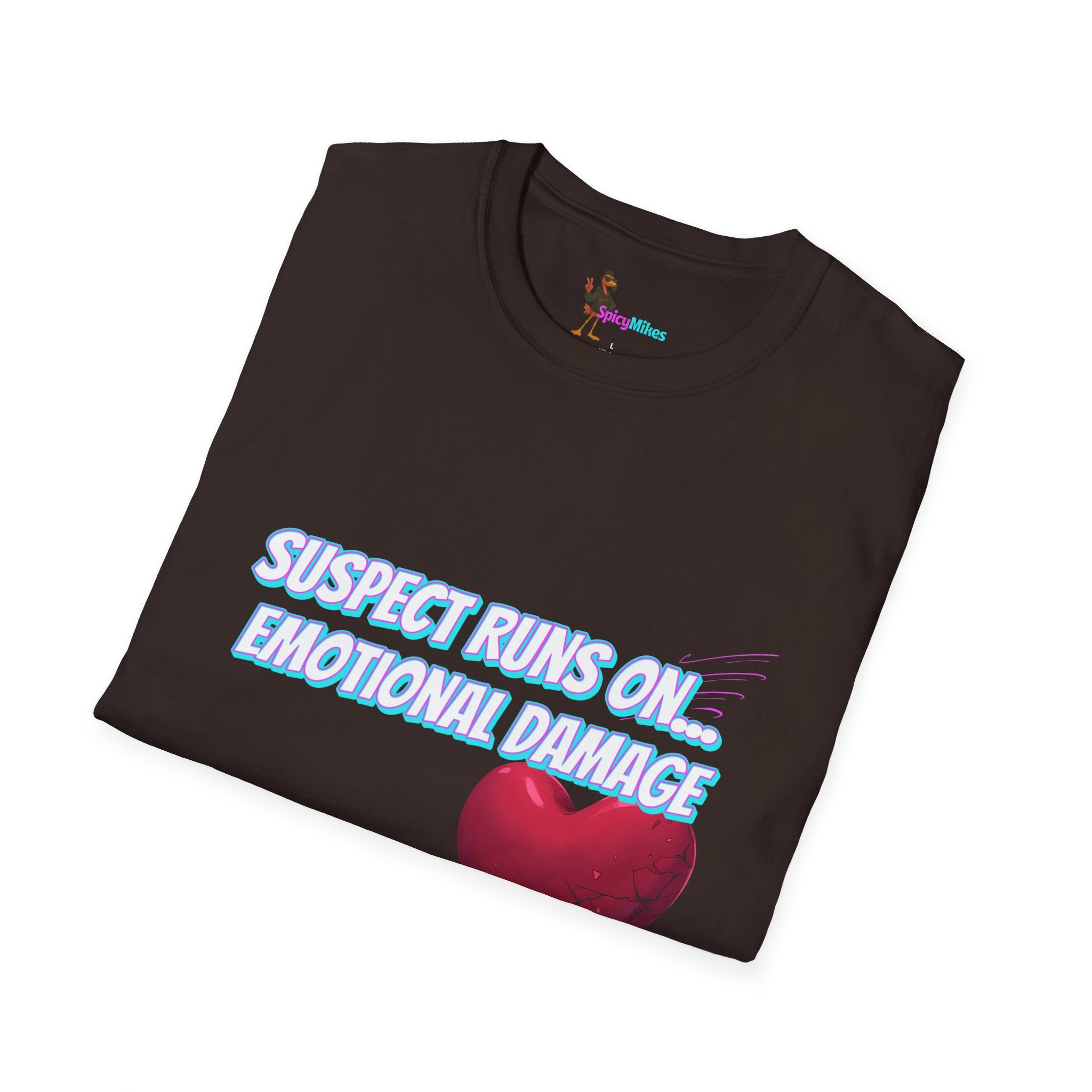 Suspect Runs On...Emotinal Damage Graphic Tee