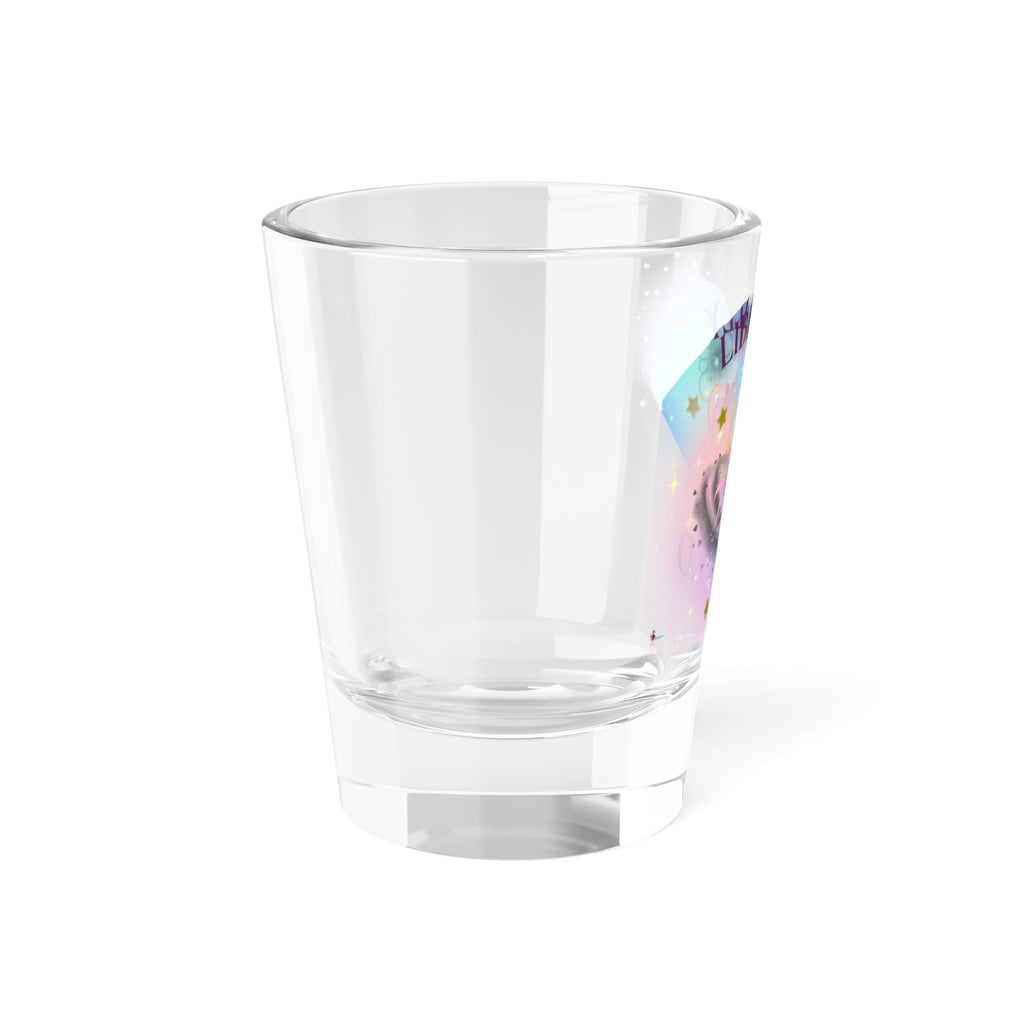 Lib erally Leo Shot Glass — Astrology Zodiac 1.5oz Horoscope Gift