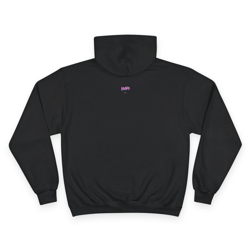FAAFO Now In Technicolor Simple Champion Pullover Hoodie