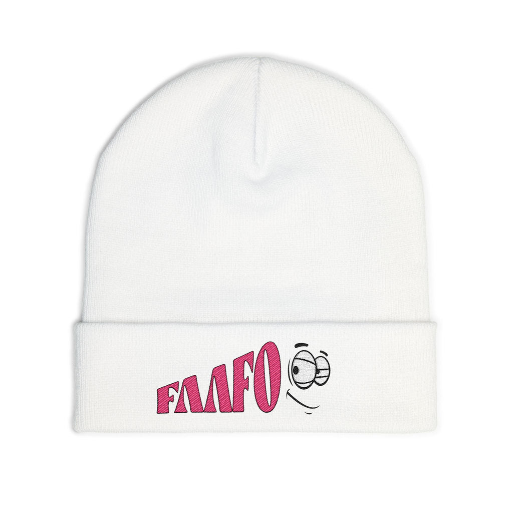 Sly Guy FAAFO Embroidered Knit Beanie