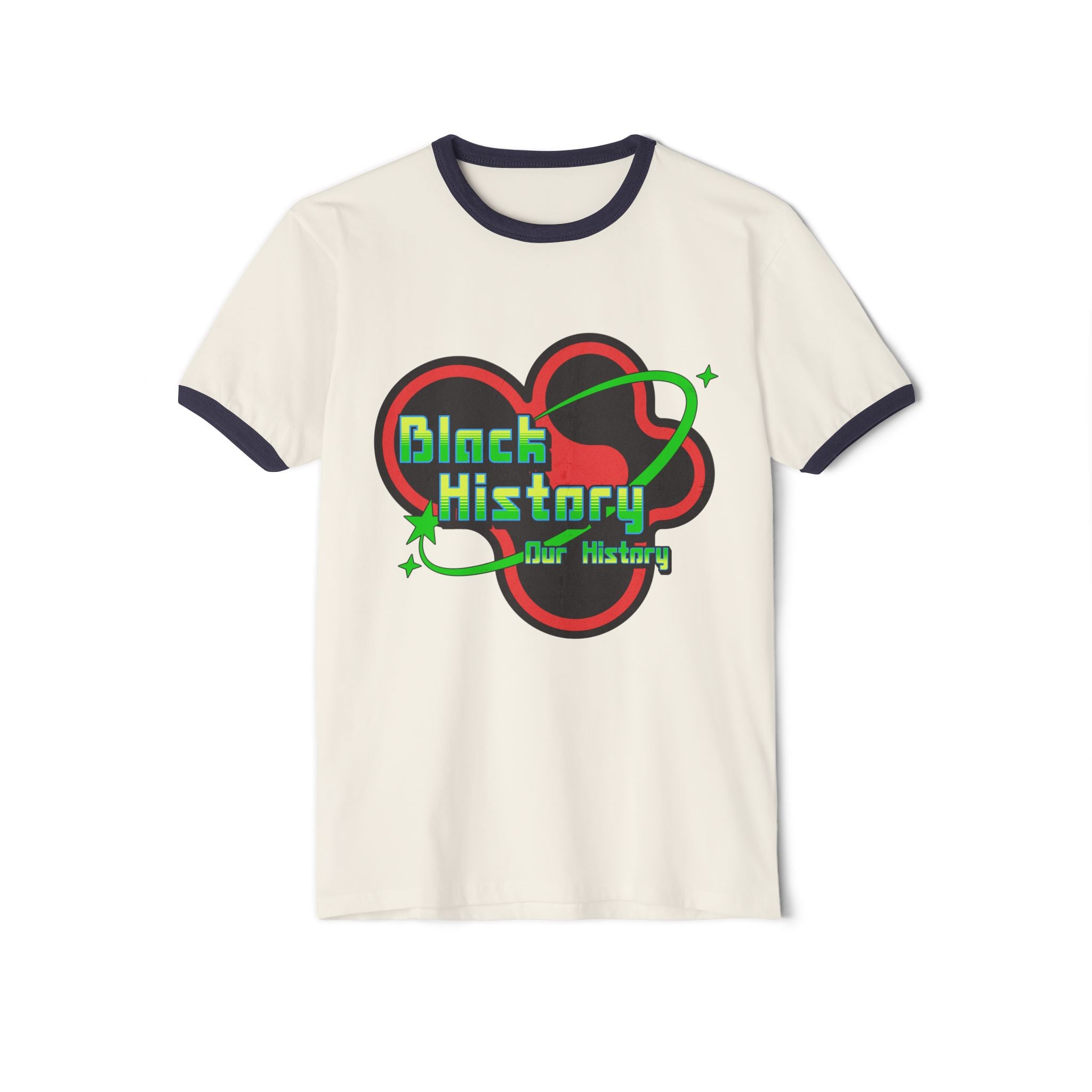 Black History Cosmos T-Shirt Ringer Tee