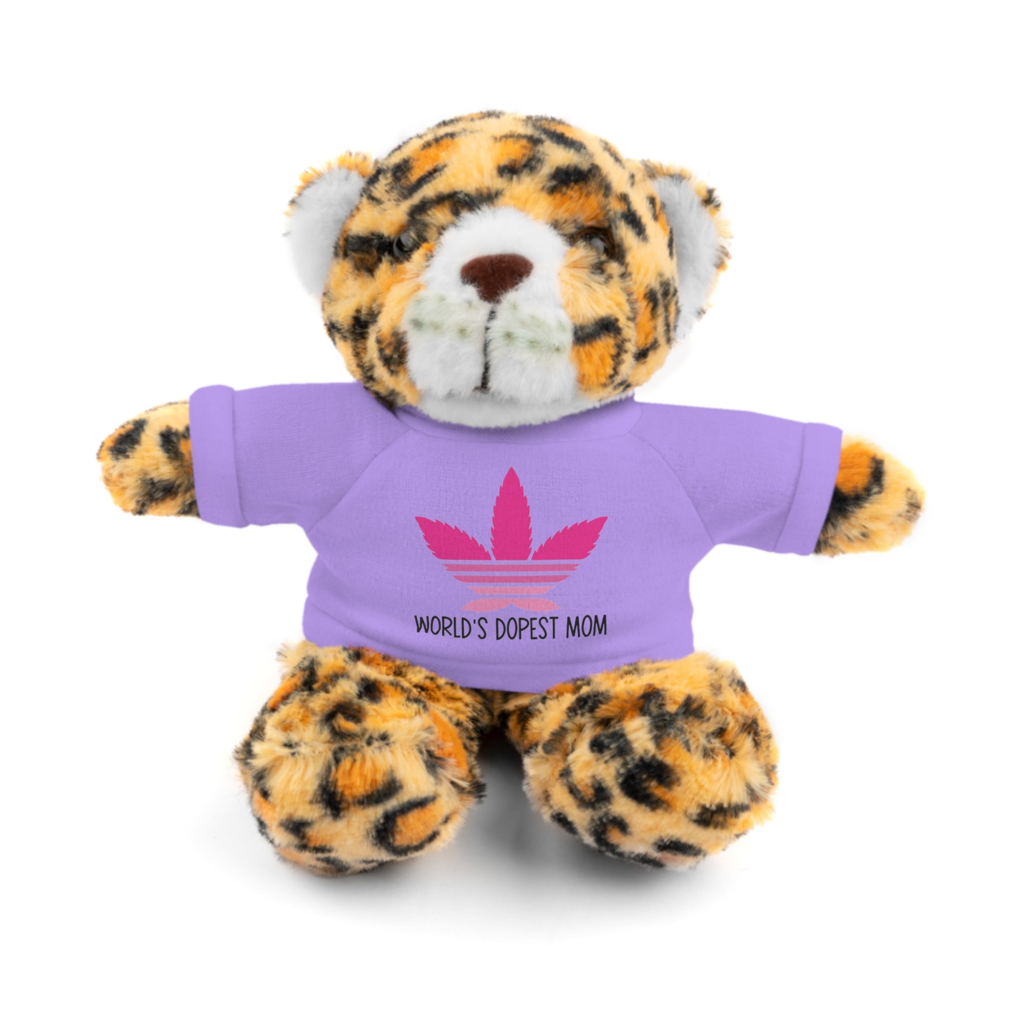 Teddy Bear – "World's Dopest Mom" Adult Plush with Tee for 420 moms