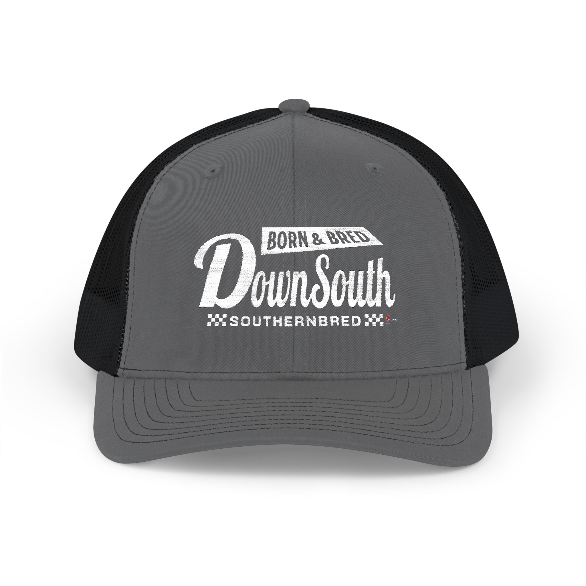 Born & Bred Down South SouthernBred Embroidered Trucker Cap