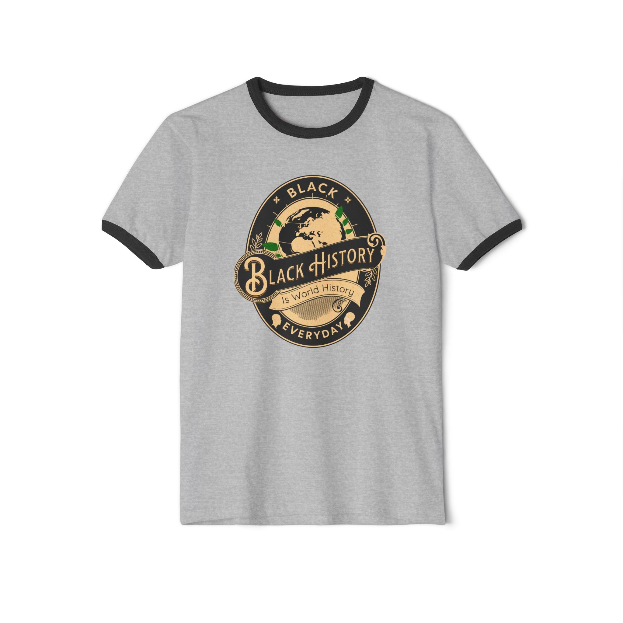 Black History is World History Everyday Ringer T-Shirt