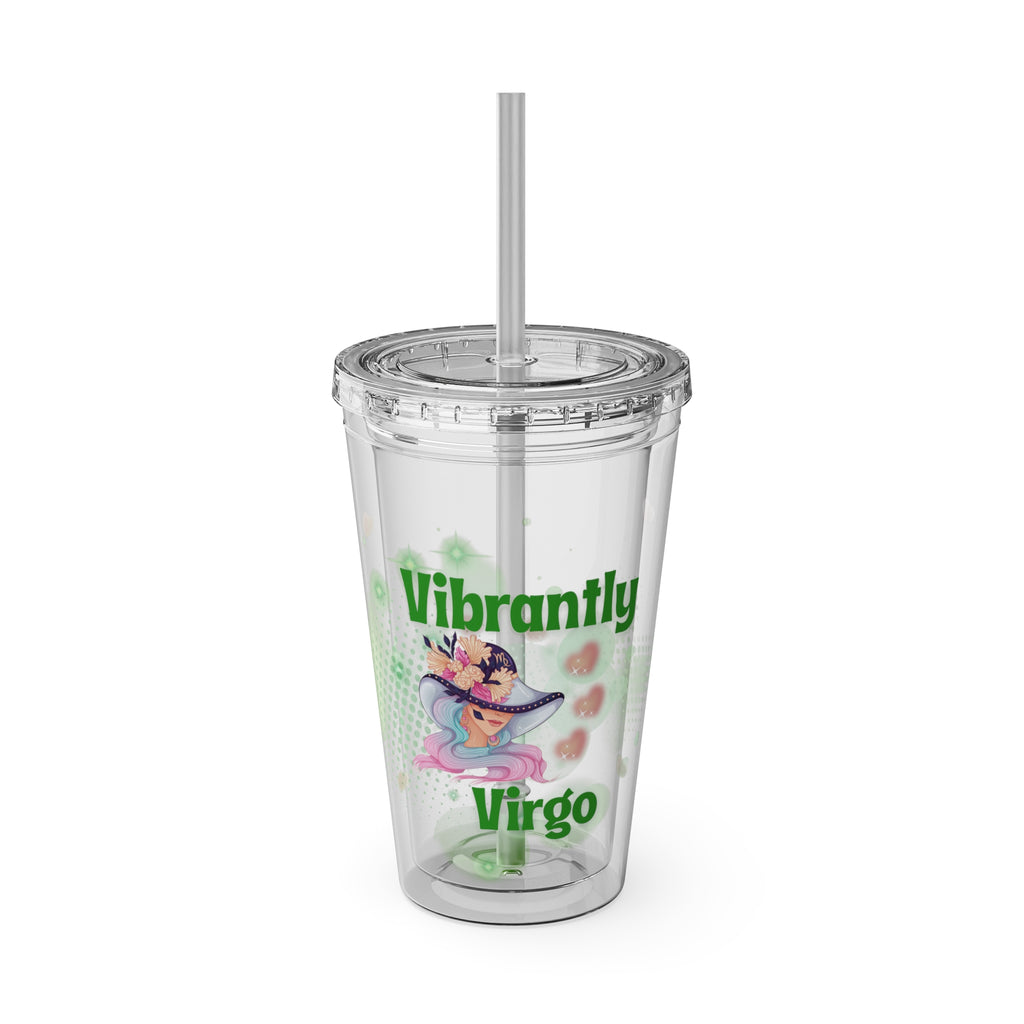 Vibrantly Virgo Zodiac Tumbler 16oz