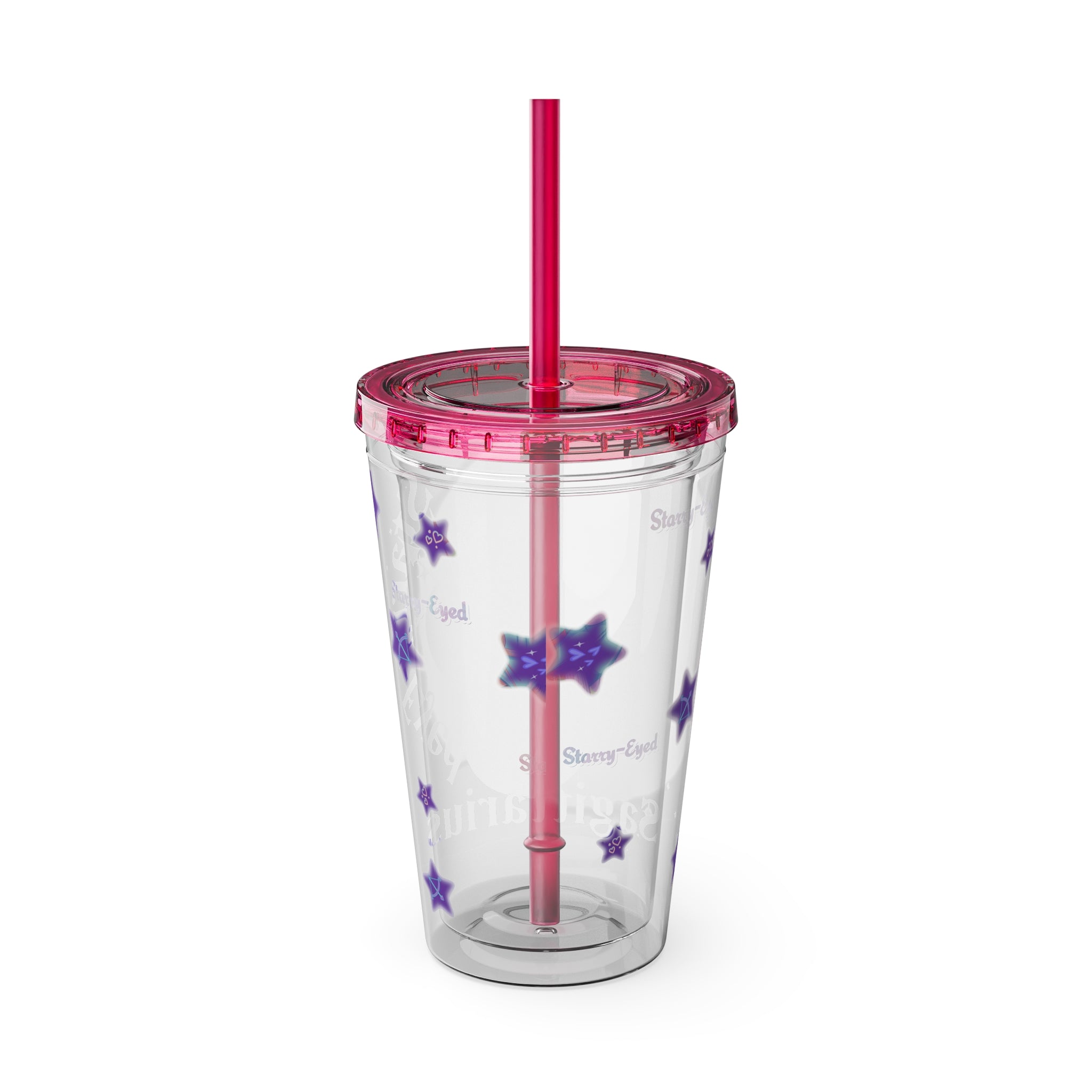 Starry-Eyed Sagittarius Zodiac Sunsplash Tumbler 16oz