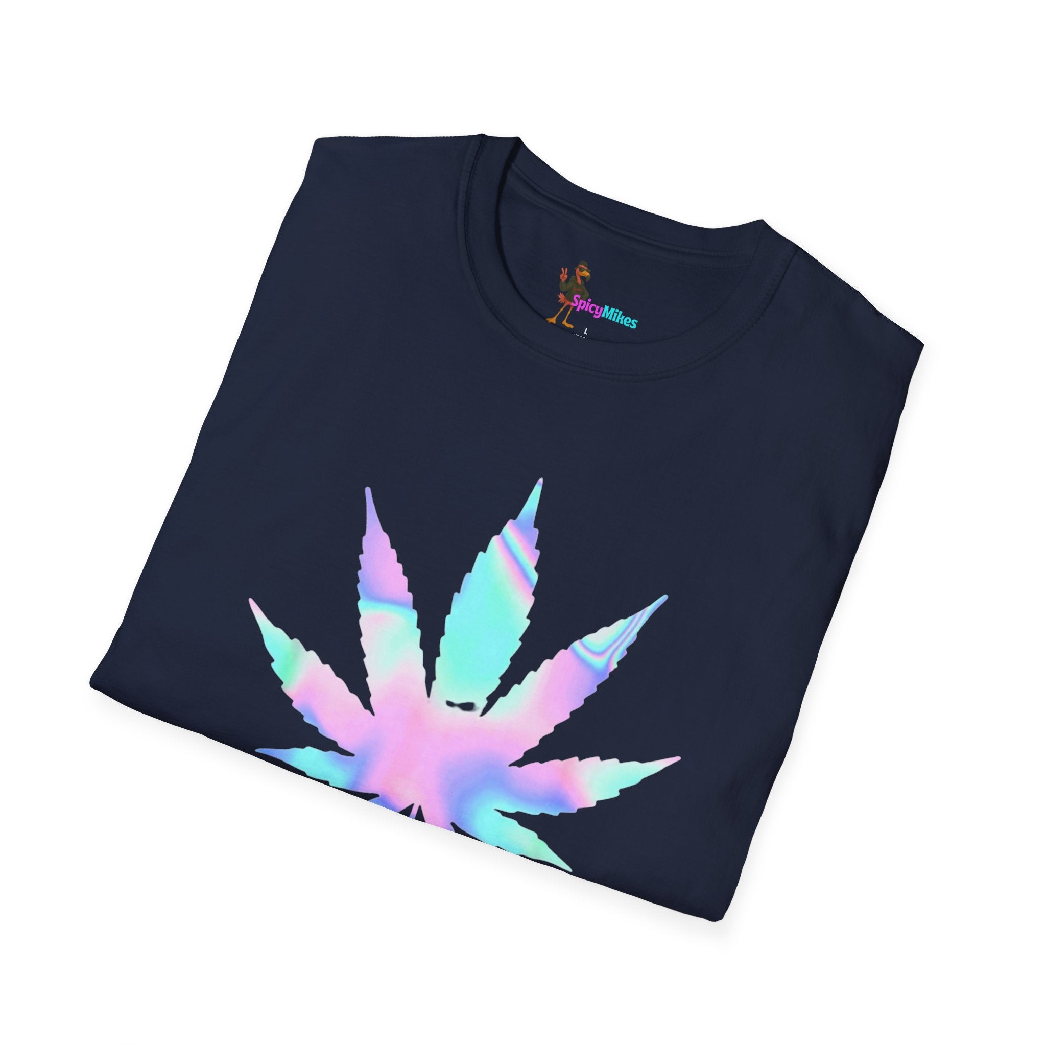 High Maintenance Pastel Tie-Dye Cannabis Leaf Tee