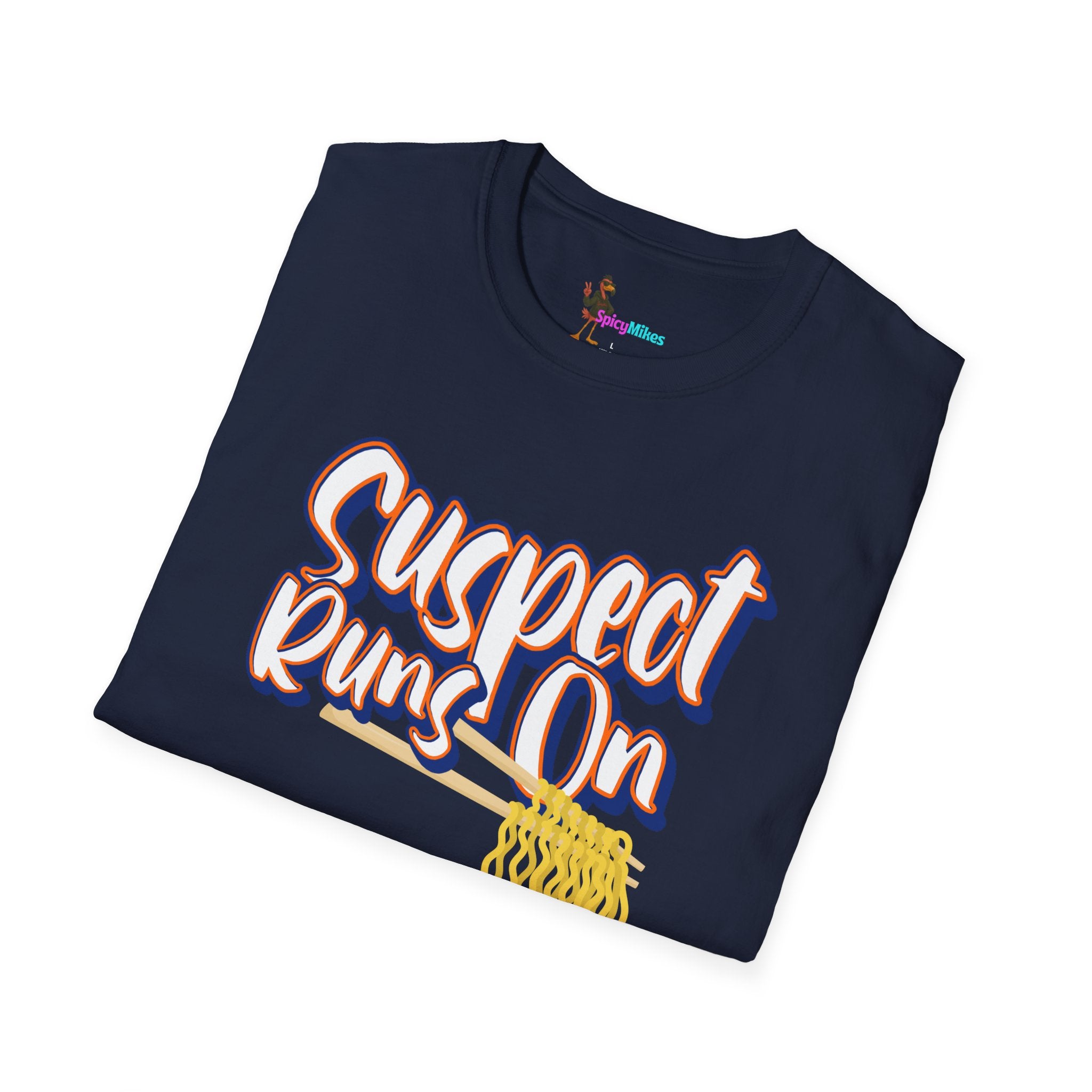 Suspect Runs On.... Ramen Graphic Tee