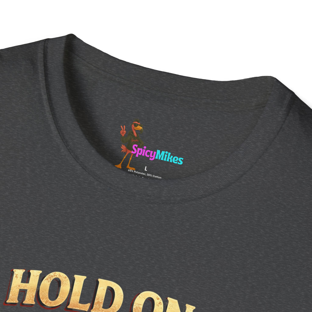 Overthinking Brain Graphic T-Shirt — "Hold On… Let Me Overthink This" Funny Anxiety Tee
