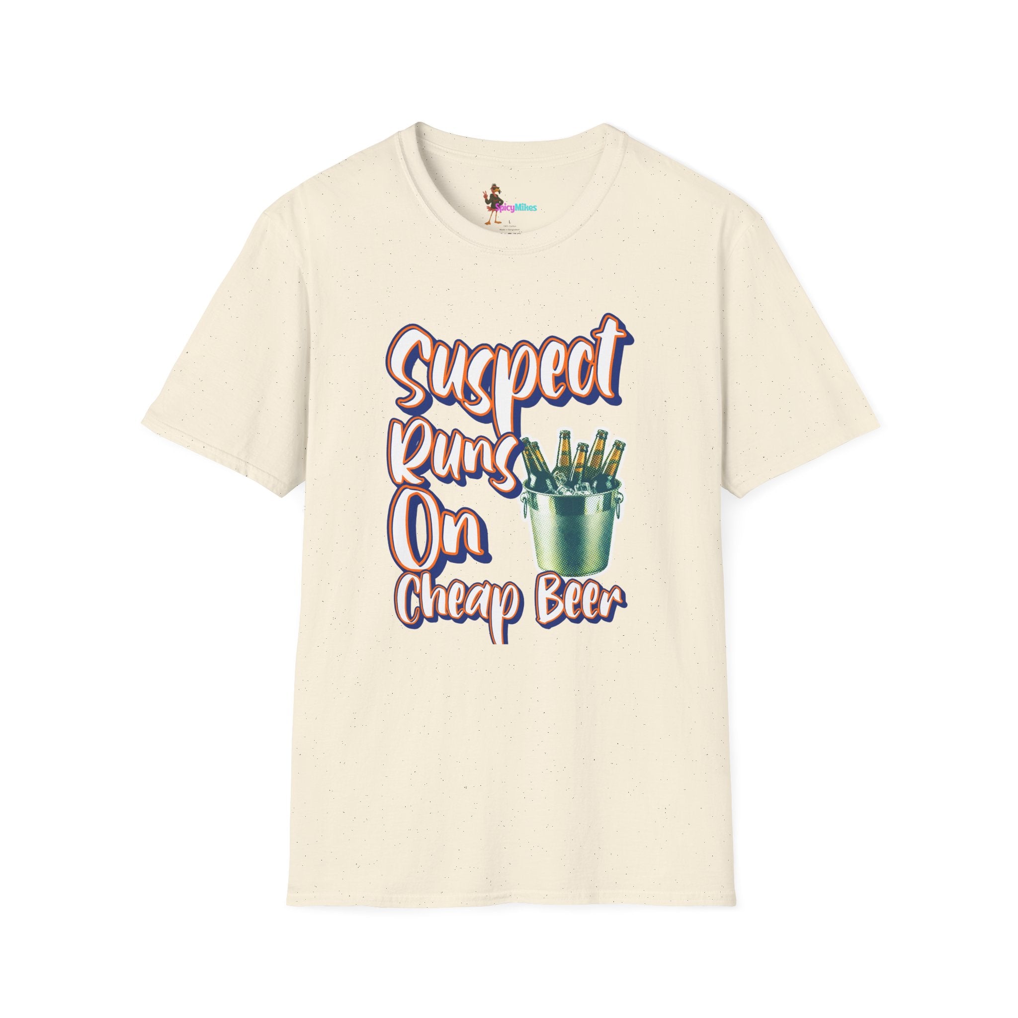 Suspect Runs On Cheap Beer Graphic Tee