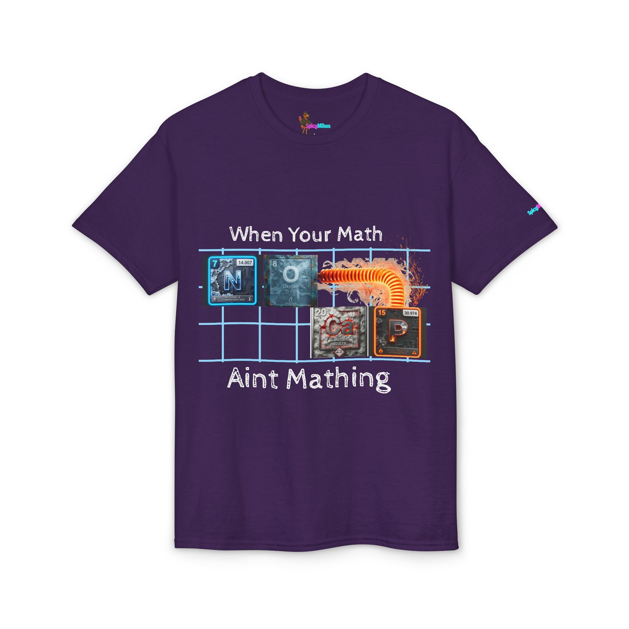 Periodic table "No Cap" When Your Math Ain't Mathing T-Shirt — Funny Math Meme Tee