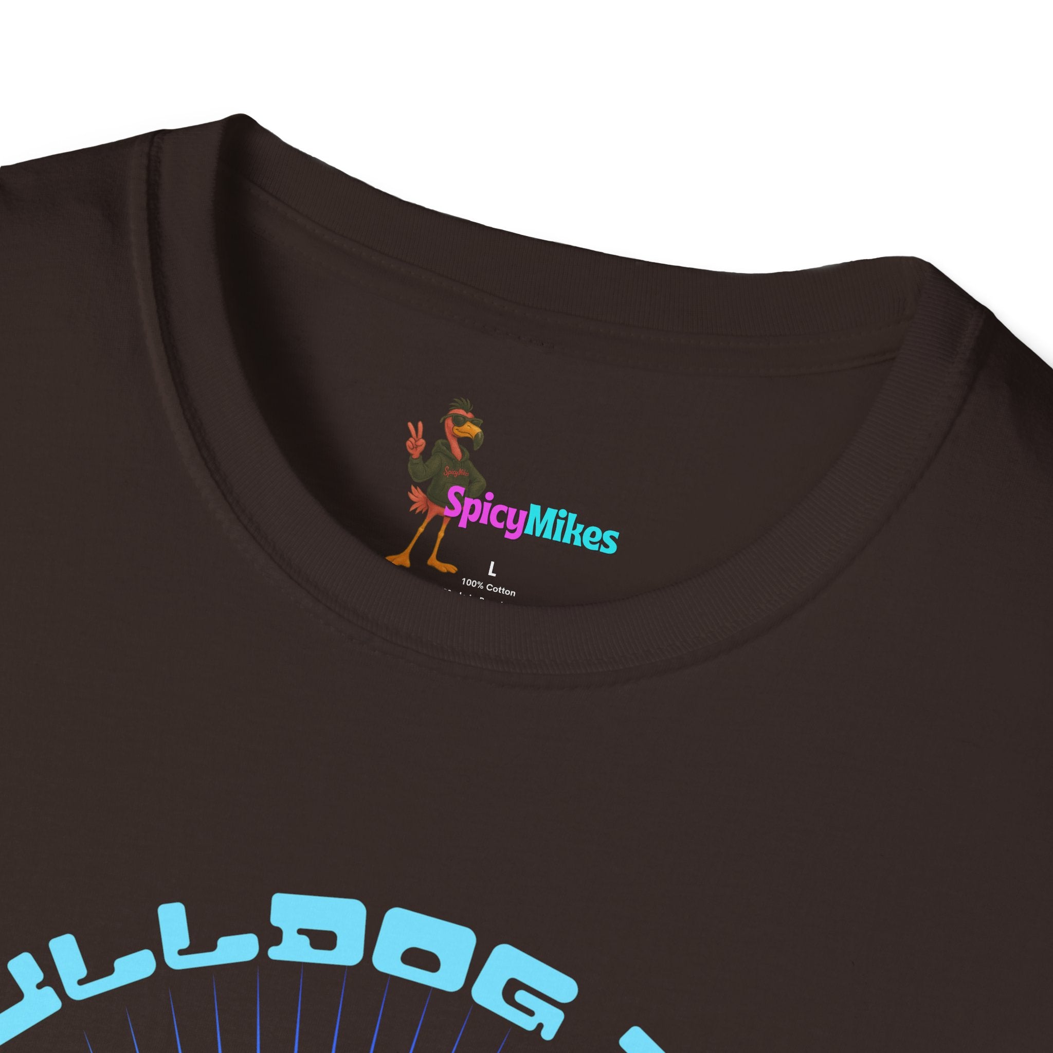 "My Bulldog Thinks I'm Cool"  Vintage Neon T-Shirt