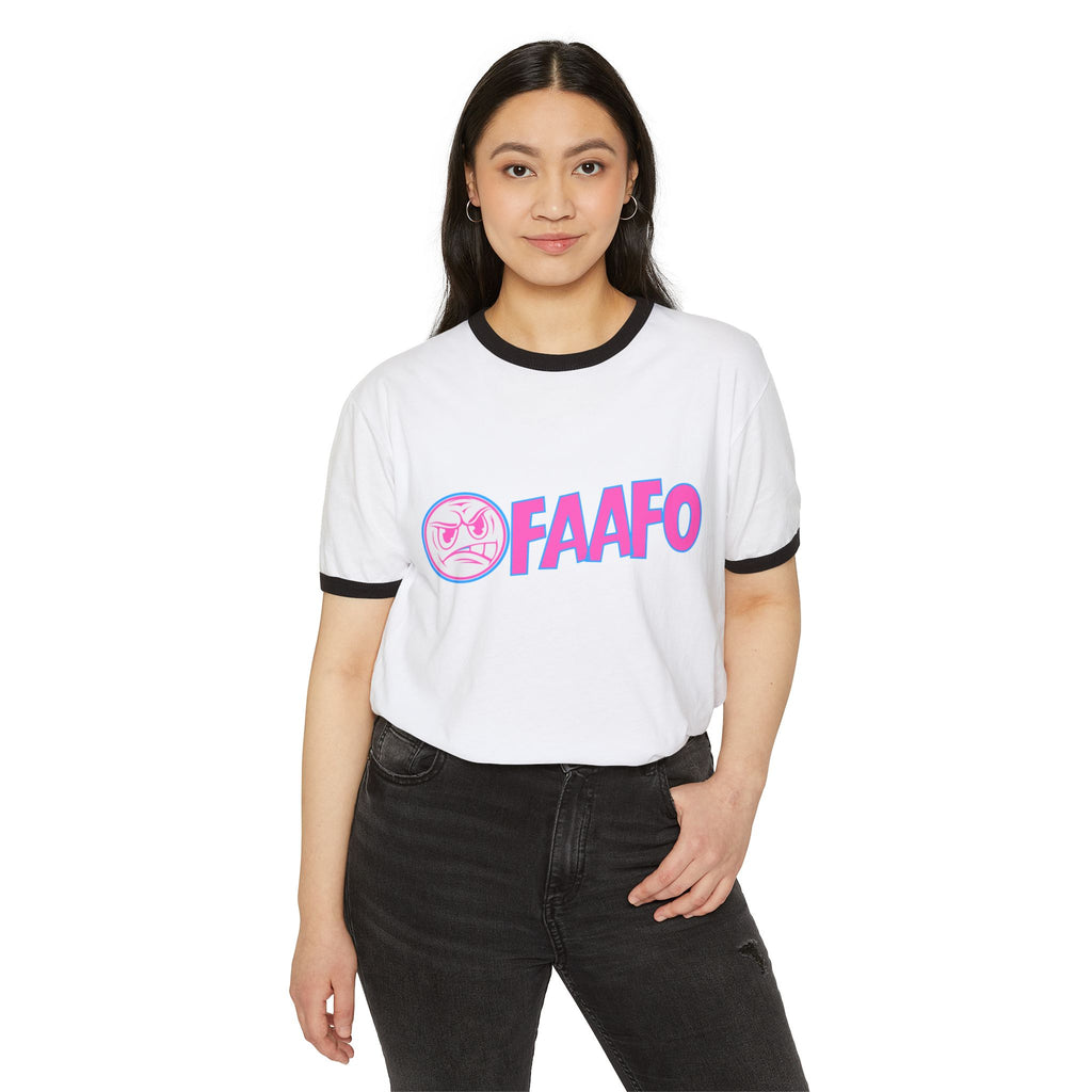 FAAF0 I wish you would Ringer T‑Shirt