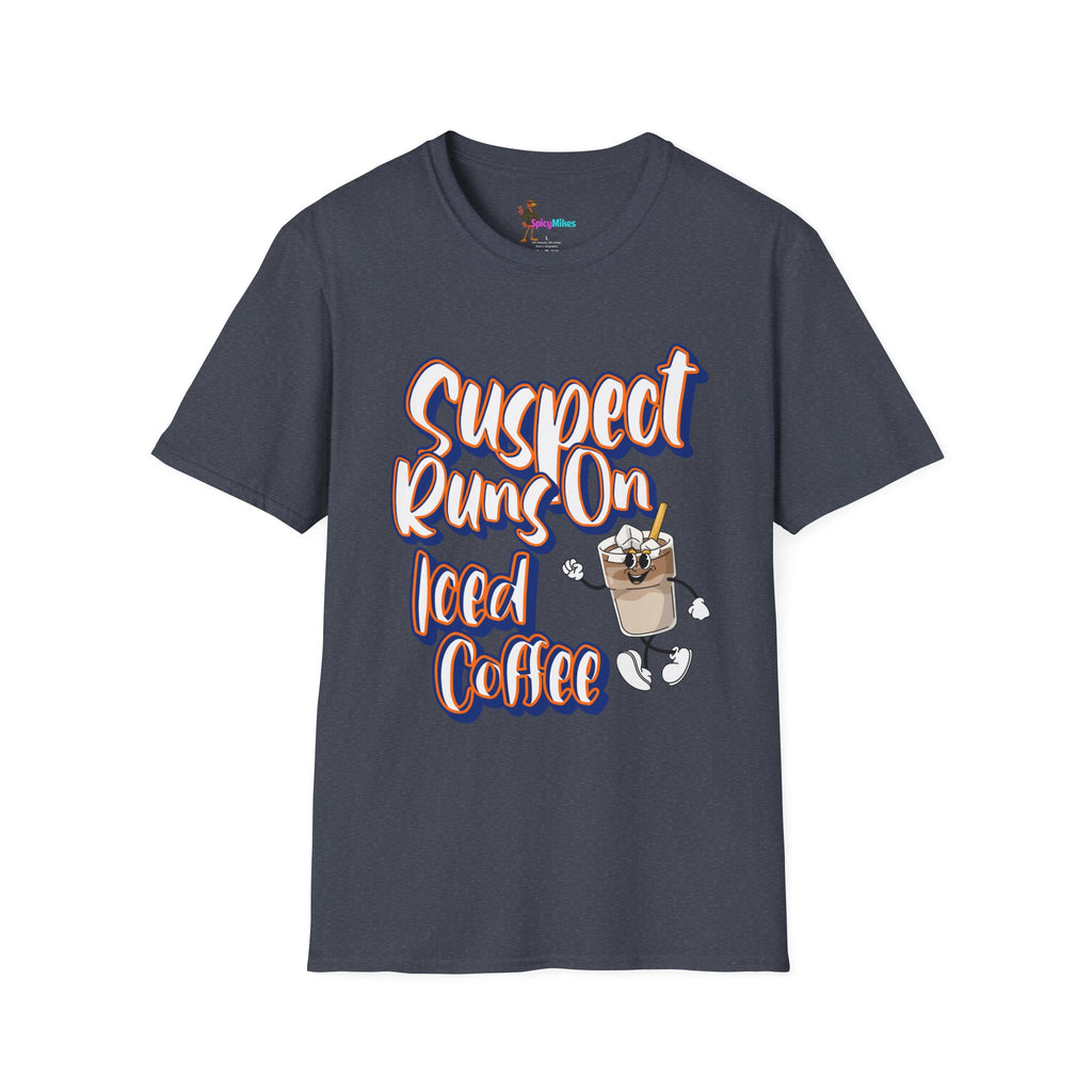 Suspect Runs On... Iced Coffee Graphic T-shirt