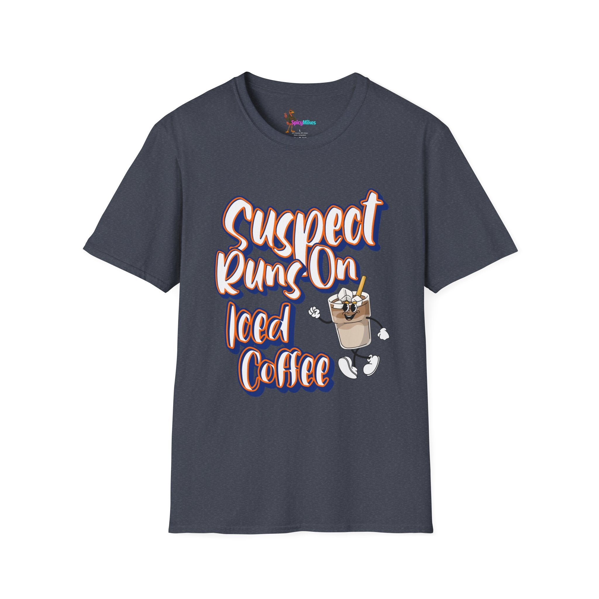 Suspect Runs On... Iced Coffee Graphic T-shirt