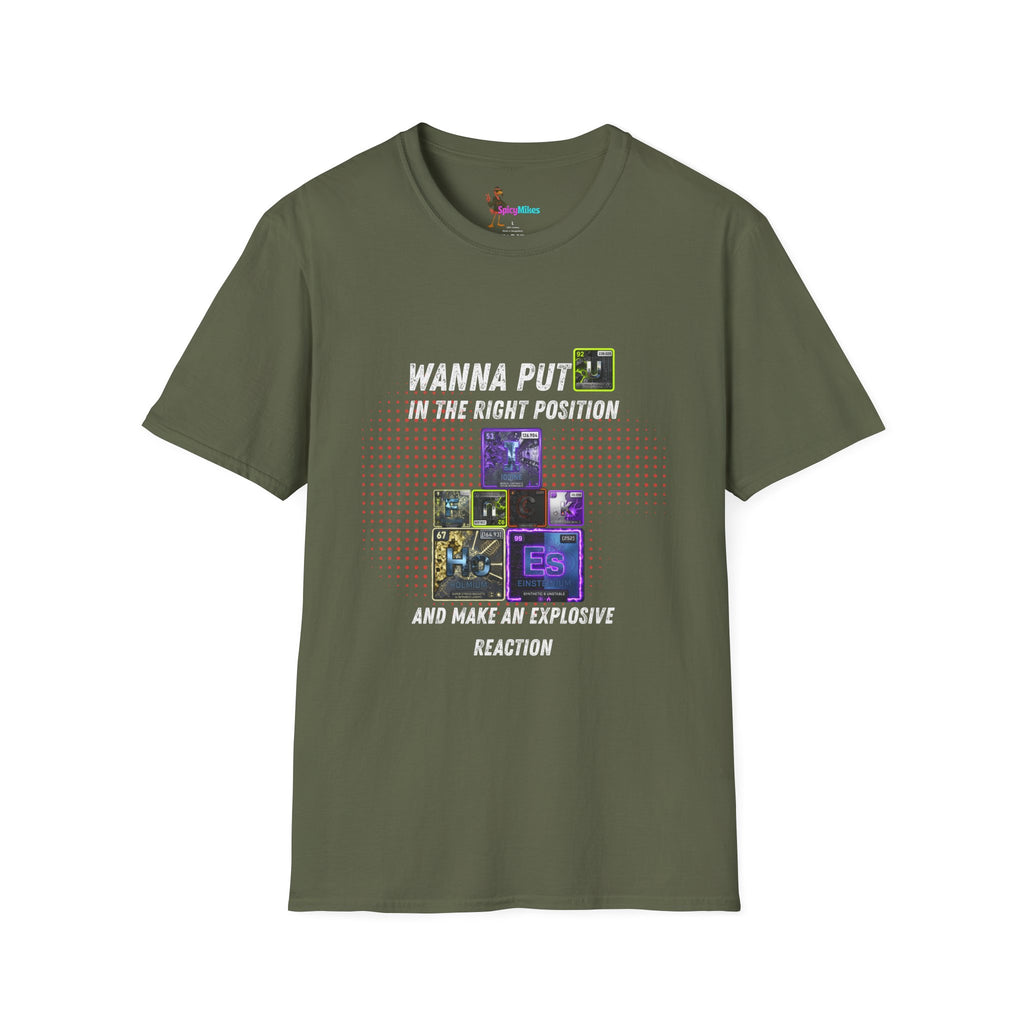 Wanna Put U Right Periodic Table Element tshirt