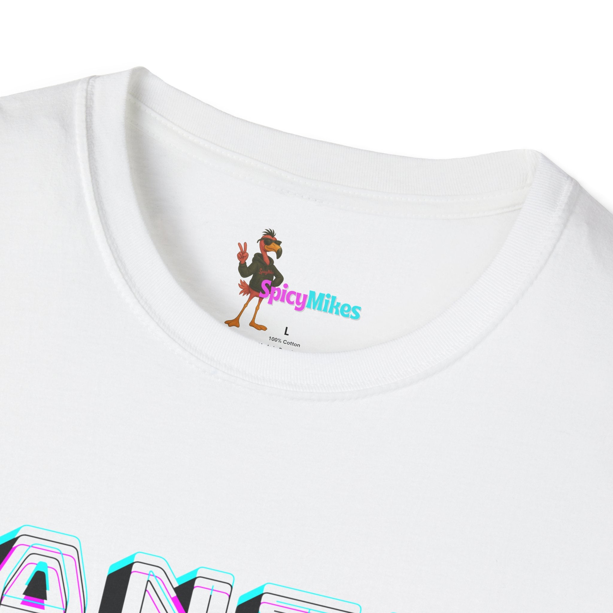 Anti Social Schizm  3D Text Graphic Tee