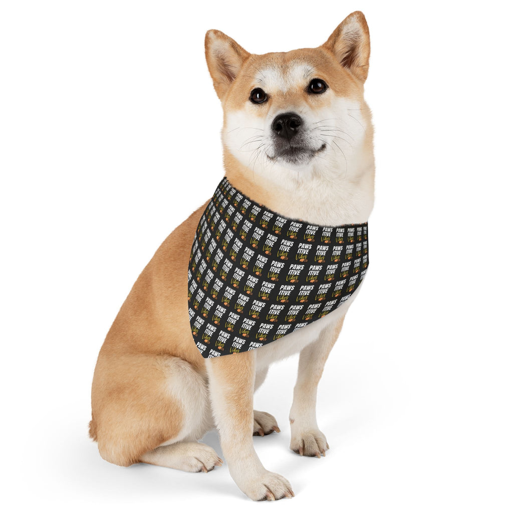 Pawsitive Vibez Pet Bandana Collar