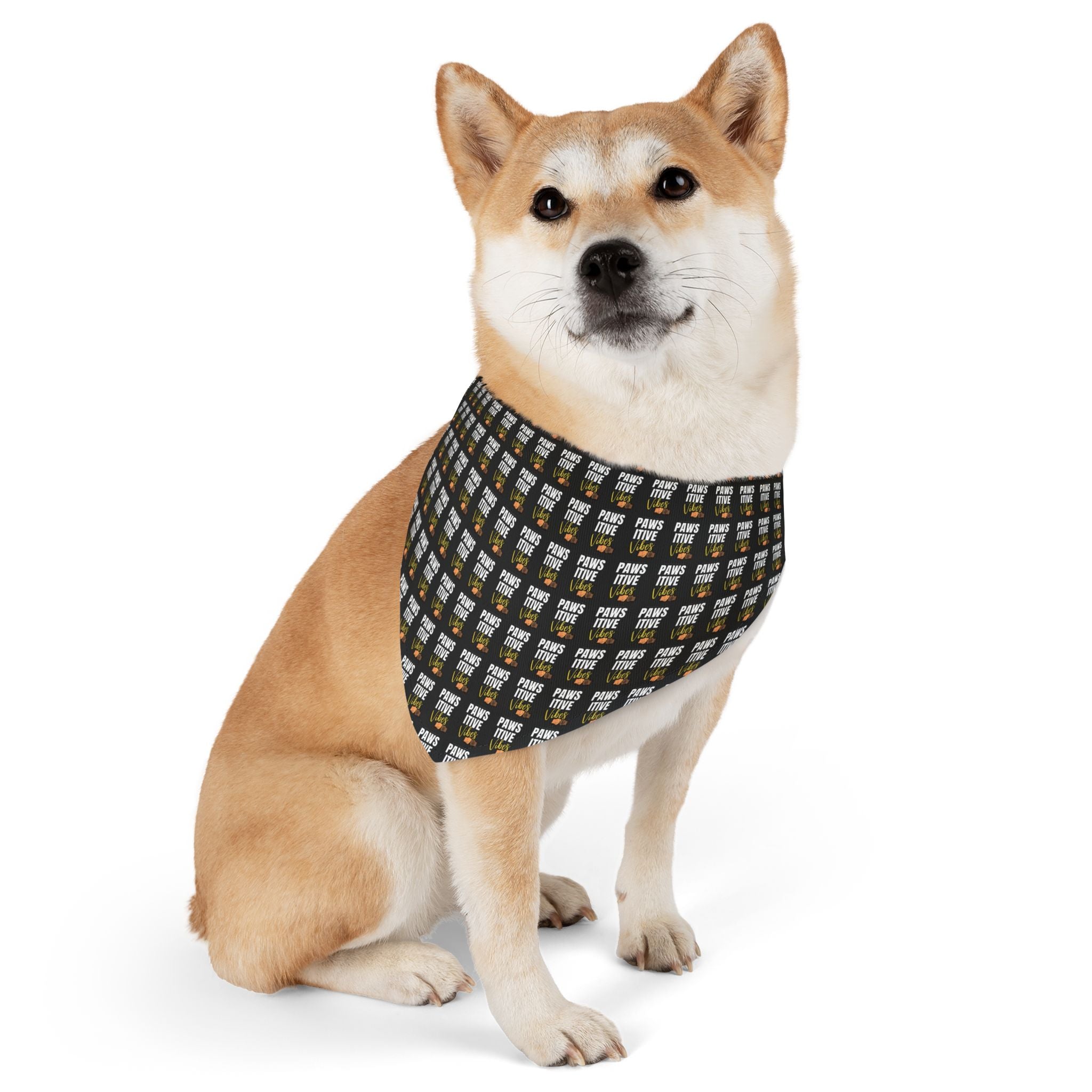 Pawsitive Vibez Pet Bandana Collar