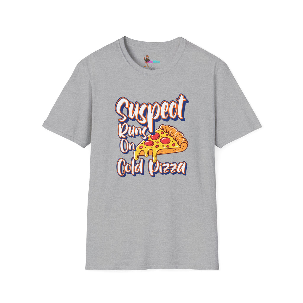 Suspect Runs On...Cold Pizza Cheesy Graphic Tee