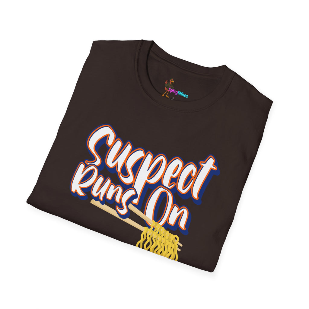 Suspect Runs On.... Ramen Graphic Tee