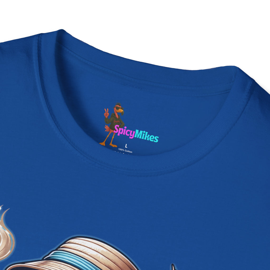 Smoking Skull "Burn With Confidence" Graphic Tee — Retro Skeleton Smoking Design