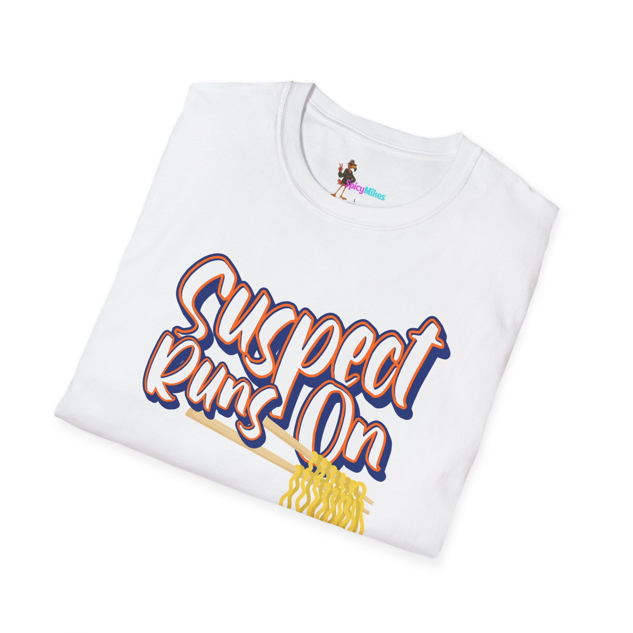 Suspect Runs On.... Ramen Graphic Tee