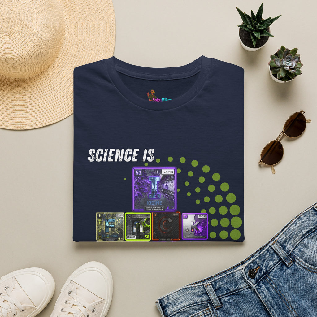 Science Is Fun T-Shirt — Playful Periodic Table Graphic Tee for STEM Lovers