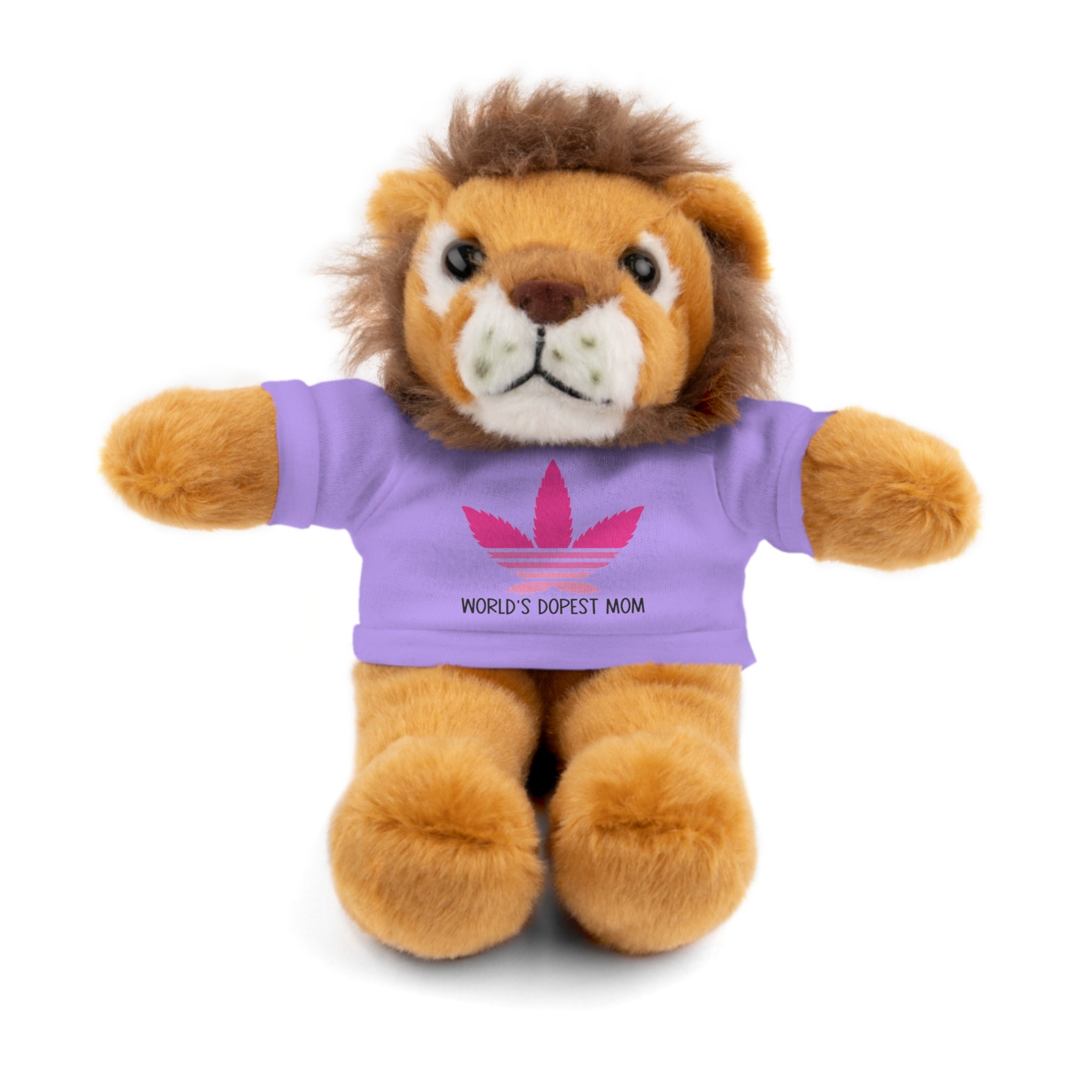Teddy Bear – "World's Dopest Mom" Adult Plush with Tee for 420 moms