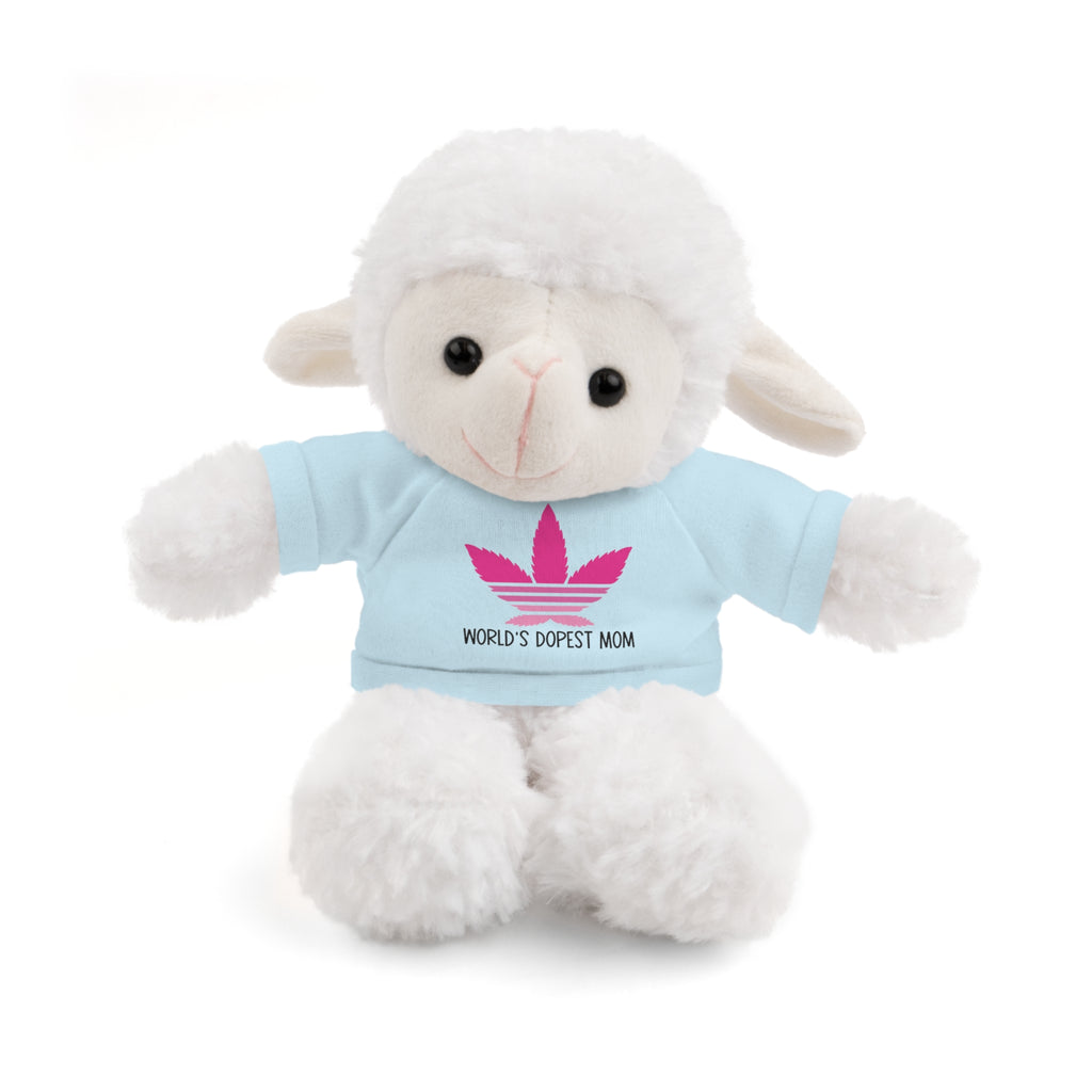 Teddy Bear – "World's Dopest Mom" Adult Plush with Tee for 420 moms