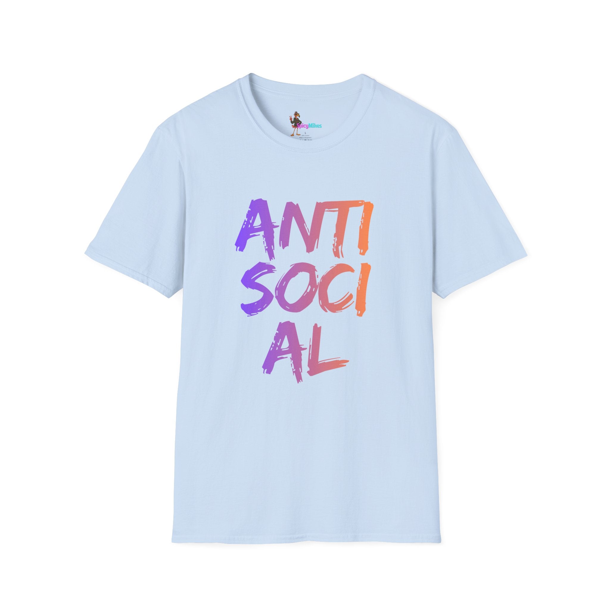 Antisocial Brushstroke Graphic Tee